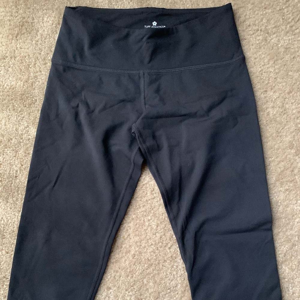 plain black leggings